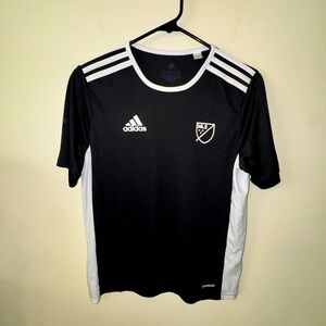 Adidas Kids Black and White MLS Jersey